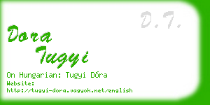dora tugyi business card